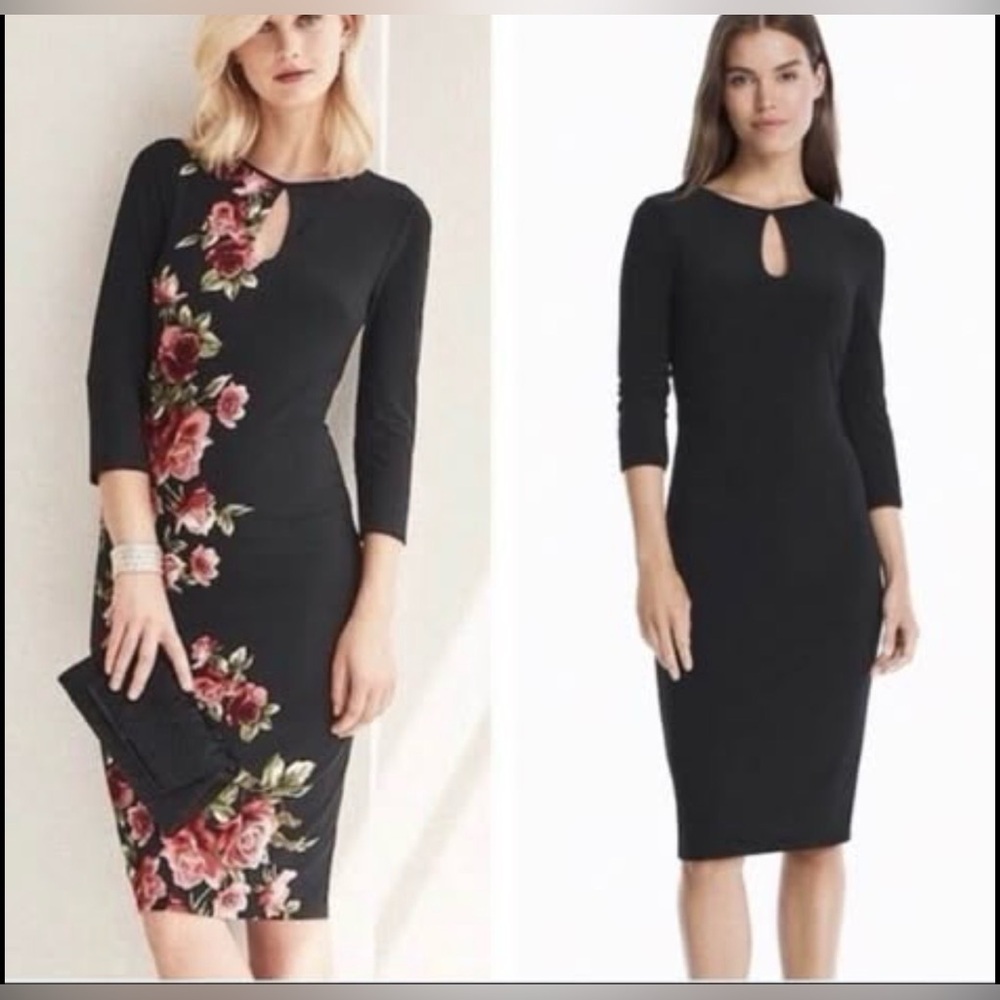 White House dress Reversible dress (2in 1)